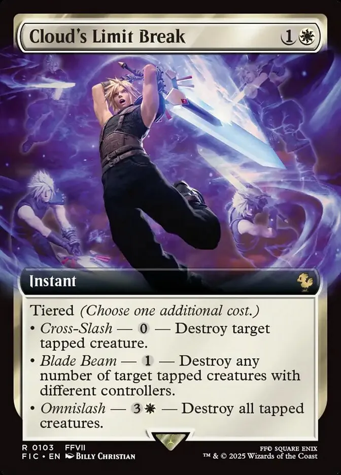 Cloud's Limit Break Front Face