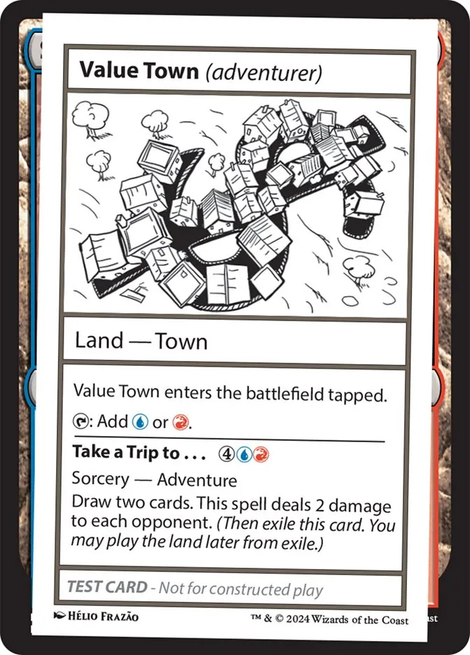 Value Town // Take a Trip to... Front Face