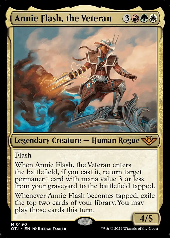 Annie Flash, the Veteran Front Face