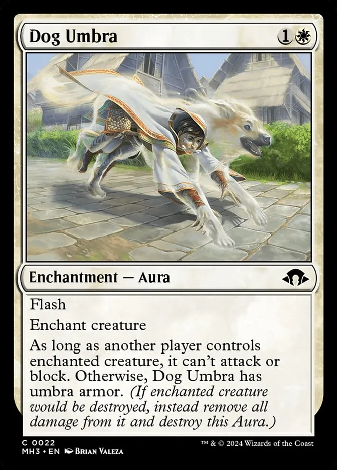 Dog Umbra Front Face