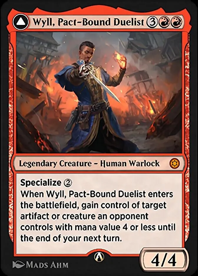 Wyll, Pact-Bound Duelist Front Face