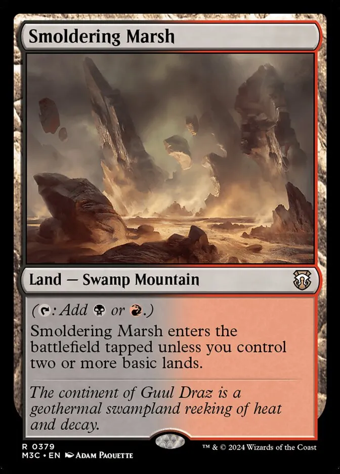 Smoldering Marsh Front Face