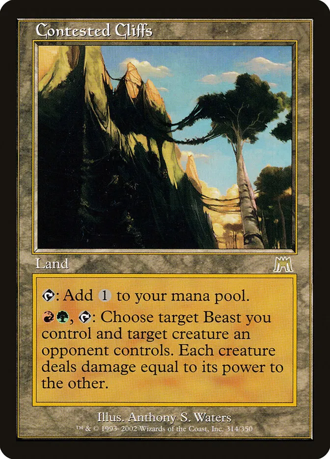 Contested Cliffs Front Face