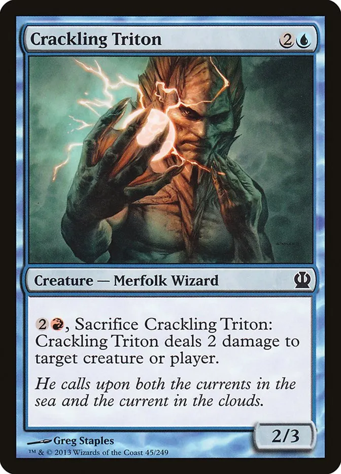 Crackling Triton Front Face