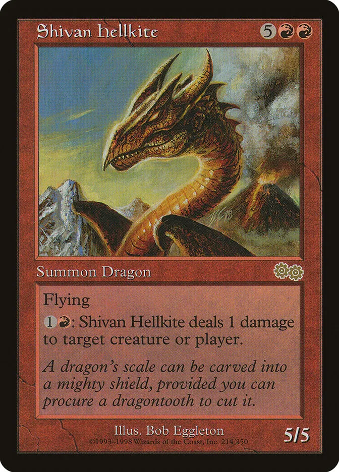 Shivan Hellkite Front Face