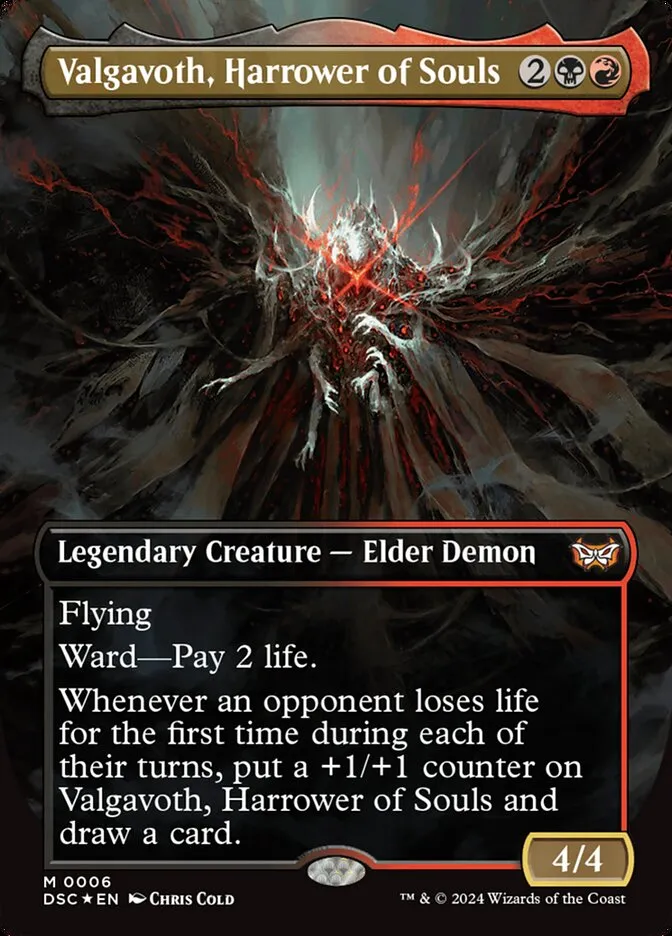 Valgavoth, Harrower of Souls Front Face