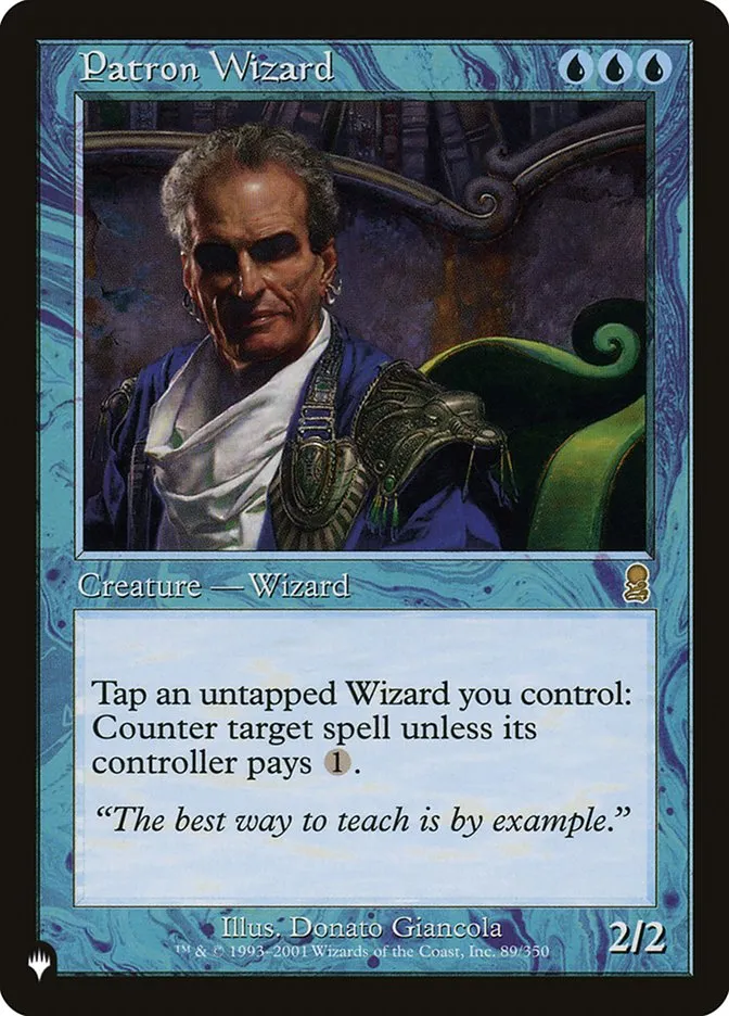 Patron Wizard Front Face