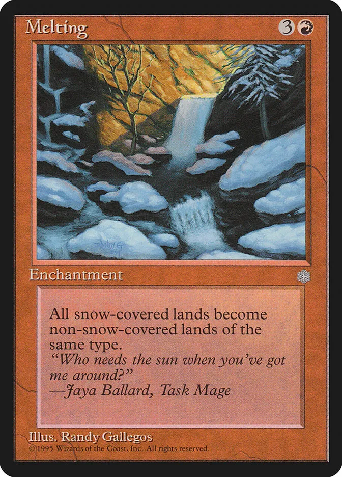 Melting Front Face