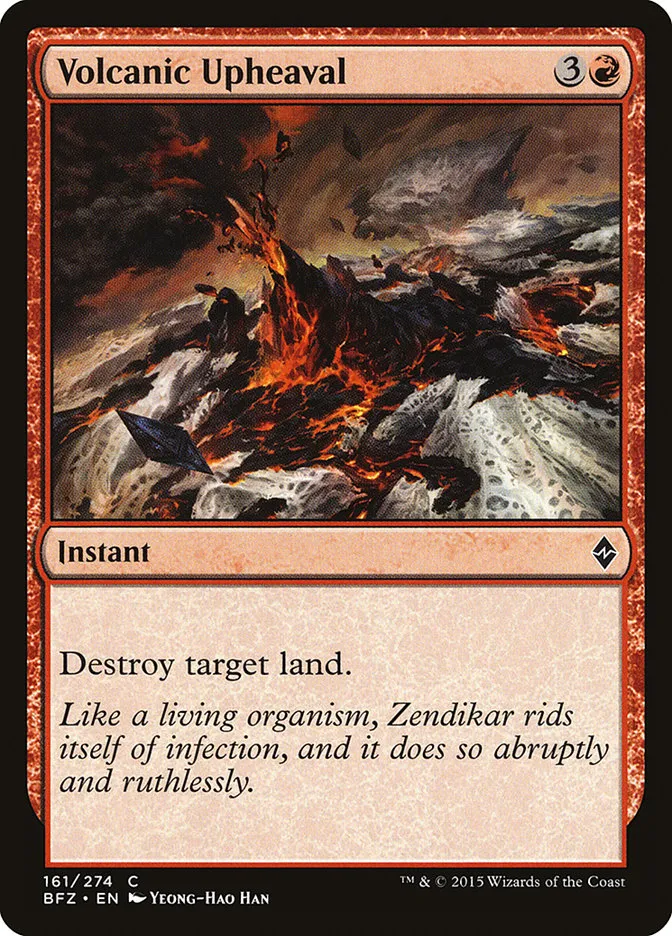 Volcanic Upheaval Front Face