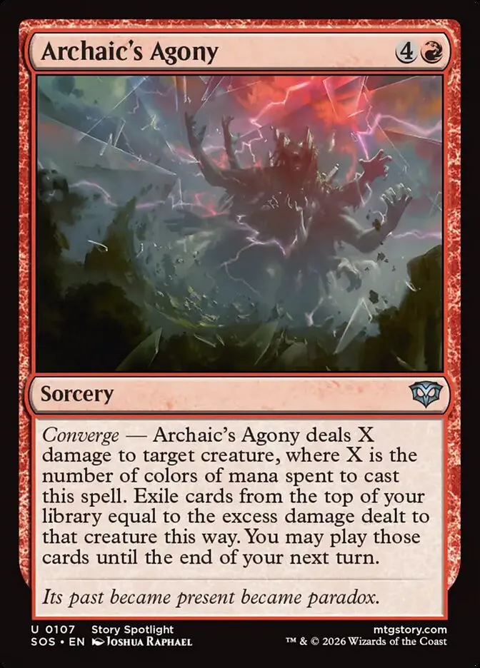 Archaic's Agony Front Face
