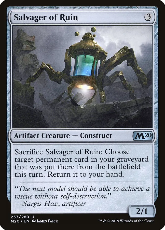 Salvager of Ruin Front Face