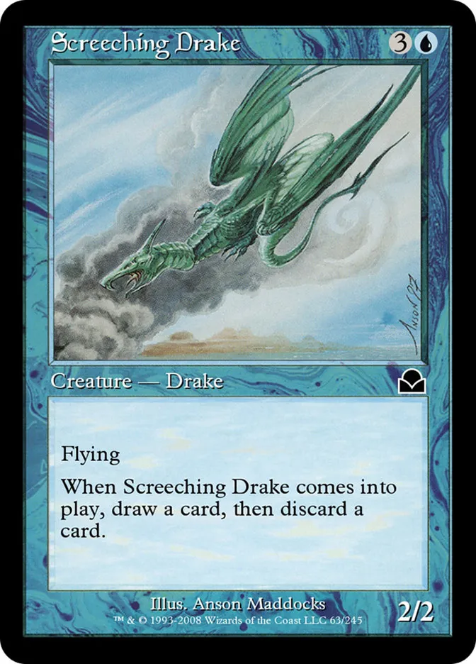 Screeching Drake Front Face