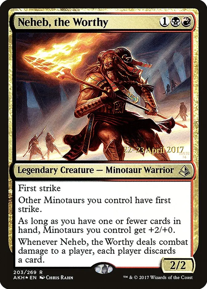 Neheb, the Worthy Front Face