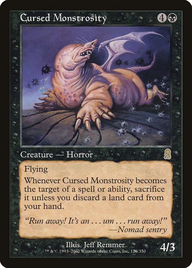 Cursed Monstrosity Front Face