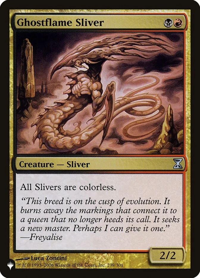 Ghostflame Sliver Front Face