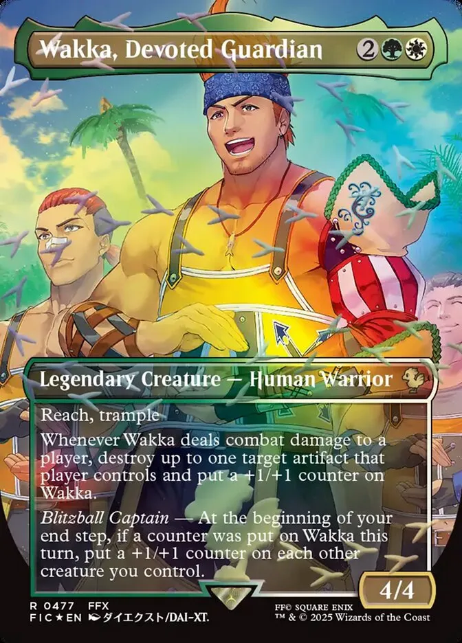 Wakka, Devoted Guardian Front Face