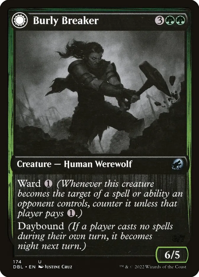 Burly Breaker // Dire-Strain Demolisher Front Face