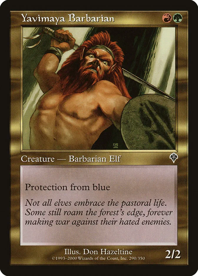 Yavimaya Barbarian Front Face