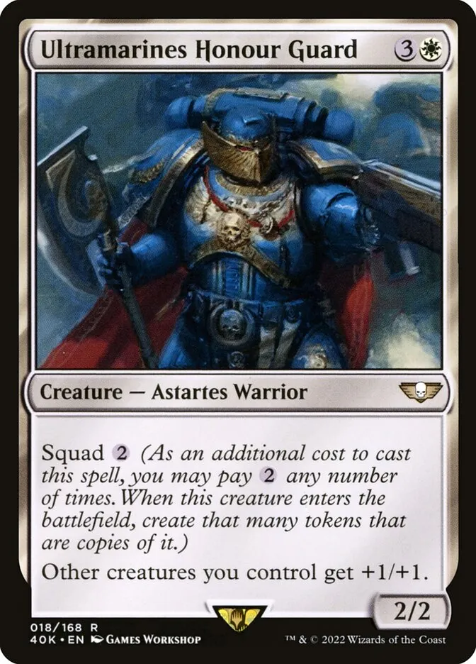 Ultramarines Honour Guard Front Face