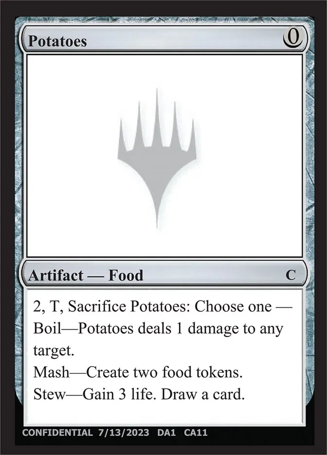 Potatoes Front Face