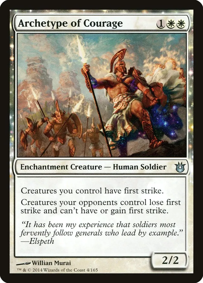 Archetype of Courage Front Face