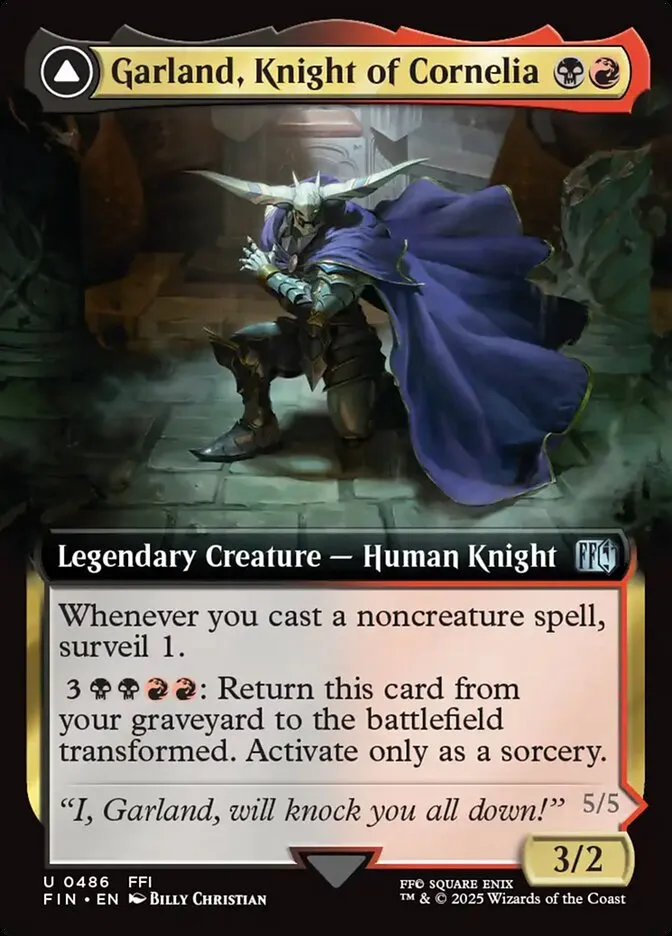 Garland, Knight of Cornelia // Chaos, the Endless Front Face