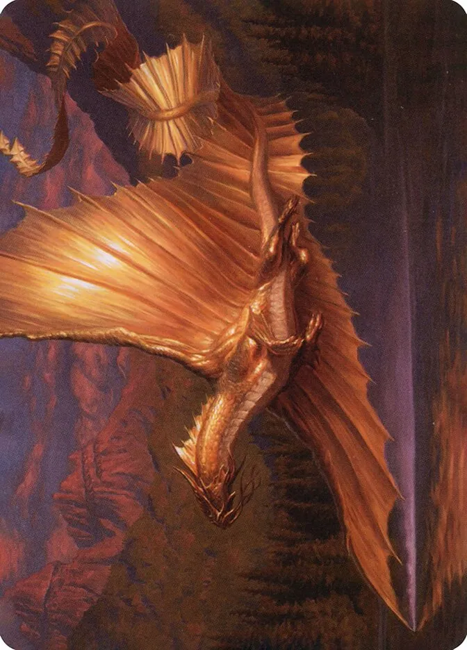 Adult Gold Dragon // Adult Gold Dragon Front Face