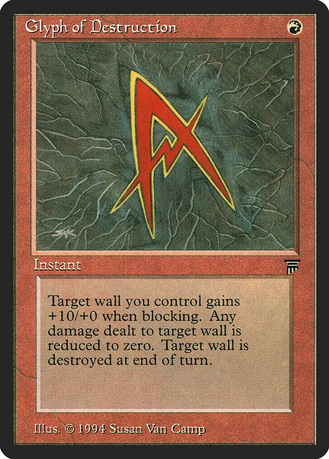 Glyph of Destruction Front Face