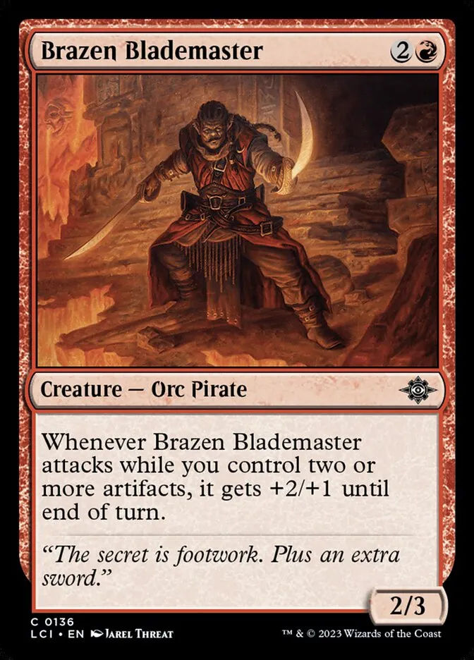 Brazen Blademaster Front Face