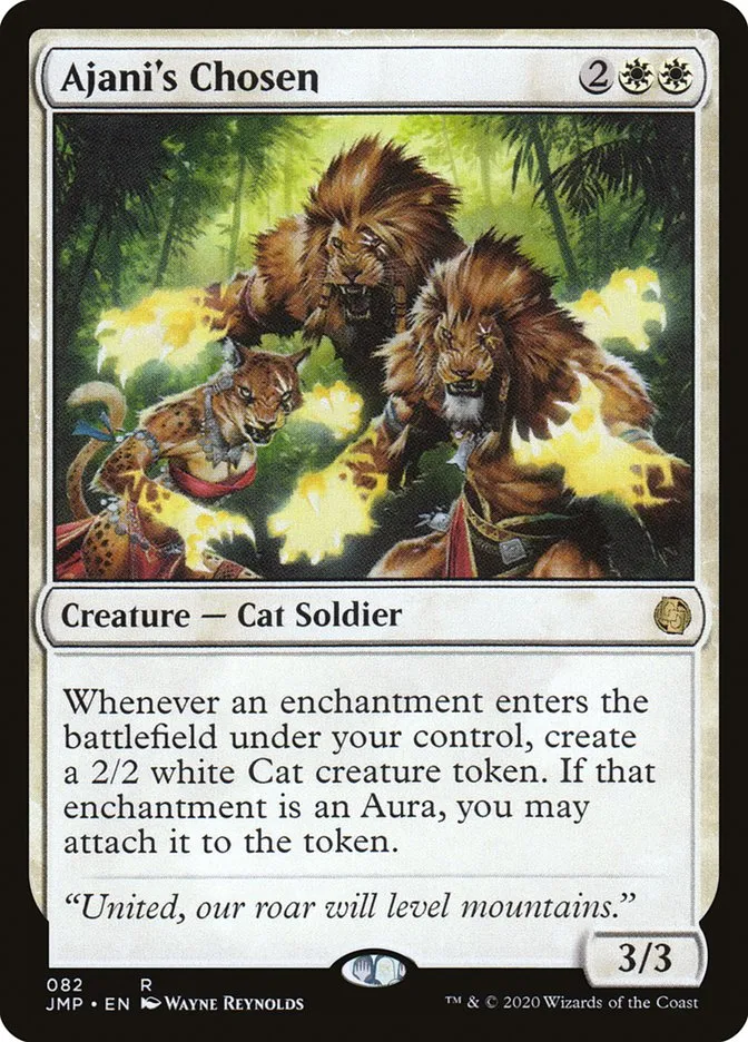 Ajani's Chosen Front Face