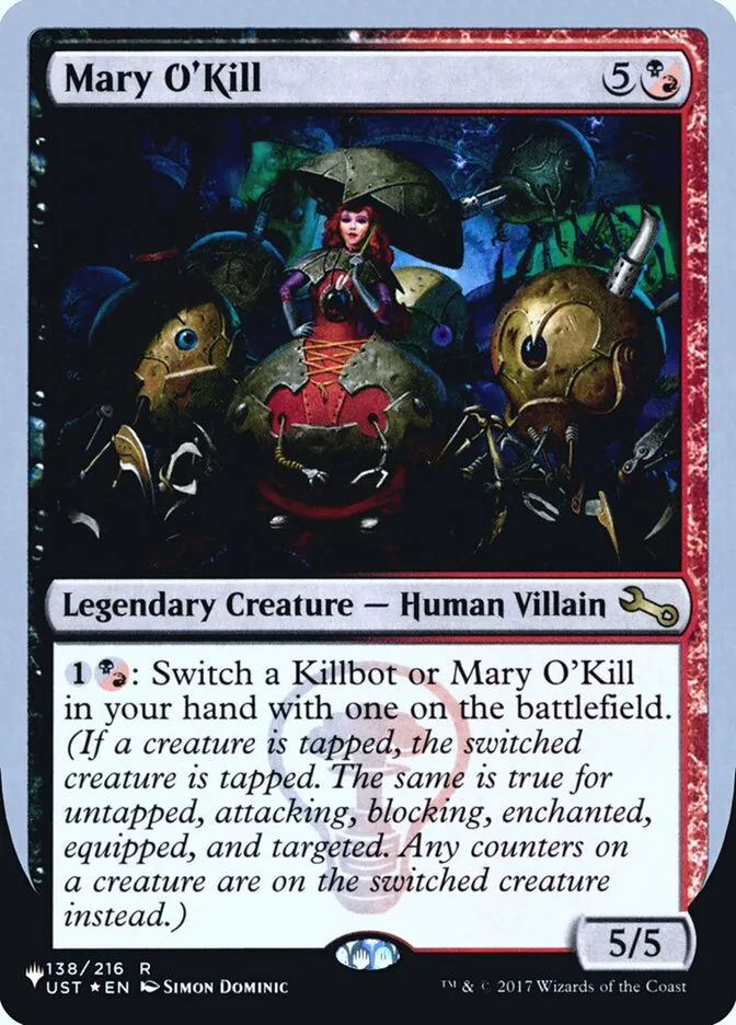 Mary O'Kill Front Face