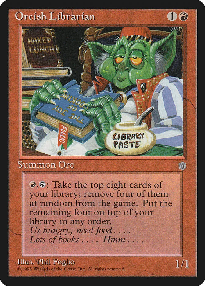 Orcish Librarian Front Face