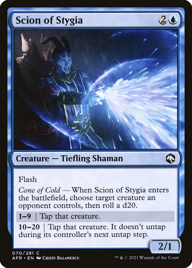 Scion of Stygia Front Face