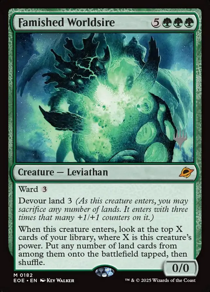 Famished Worldsire Front Face