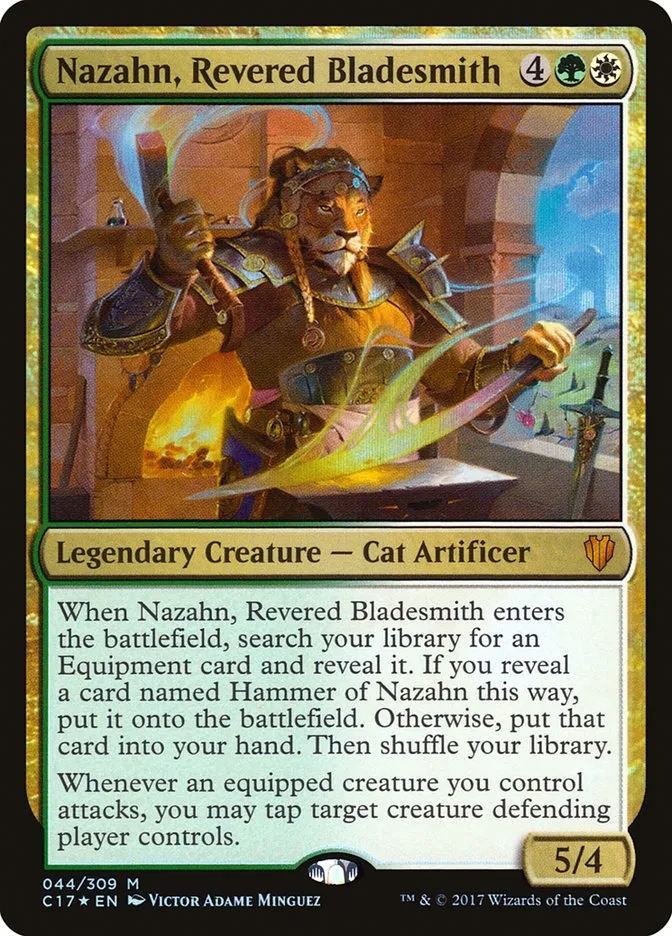Nazahn, Revered Bladesmith Front Face