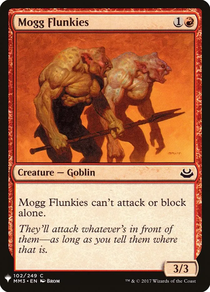 Mogg Flunkies Front Face