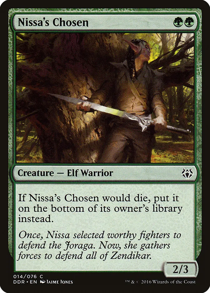 Nissa's Chosen Front Face