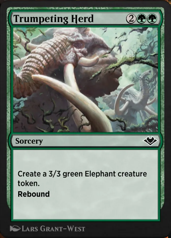 Trumpeting Herd Front Face