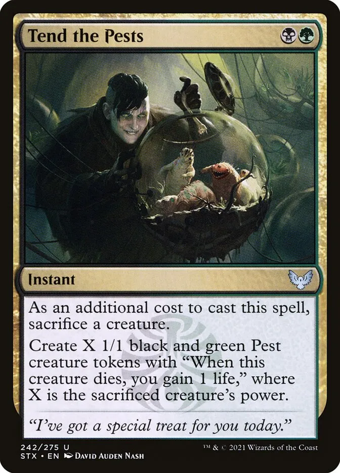 Tend the Pests Front Face