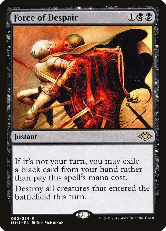 Force of Despair Front Face