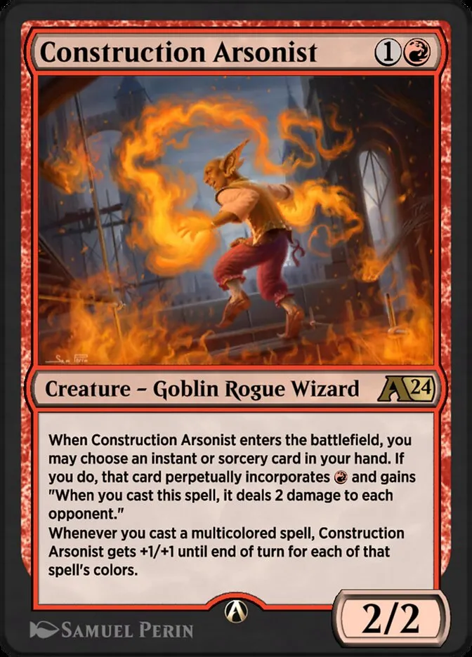 Construction Arsonist Front Face
