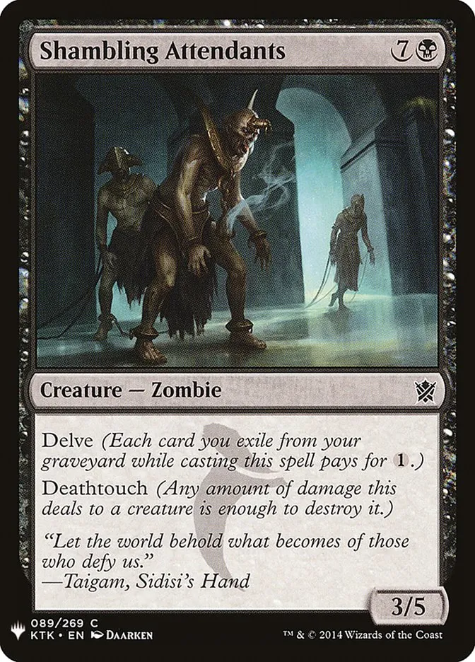 Shambling Attendants Front Face