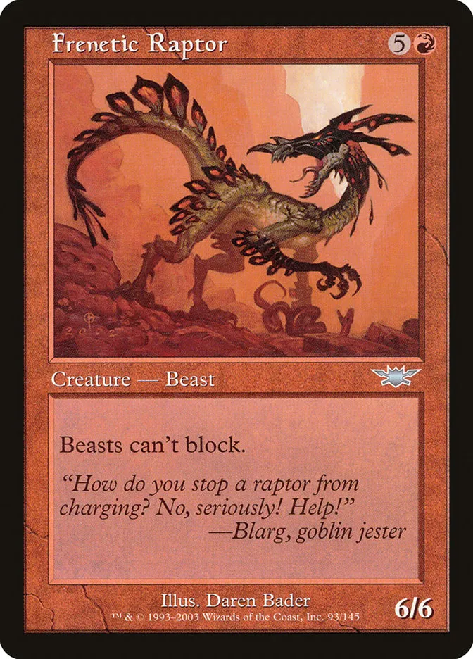 Frenetic Raptor Front Face
