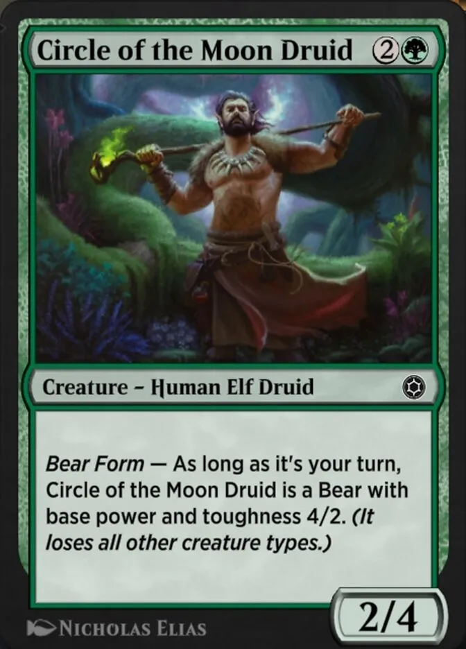 Circle of the Moon Druid Front Face