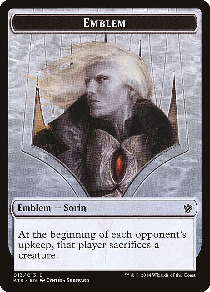 Sorin, Solemn Visitor Emblem Front Face