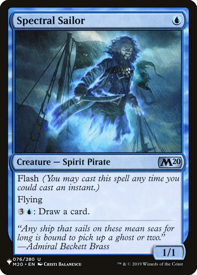 Spectral Sailor Front Face