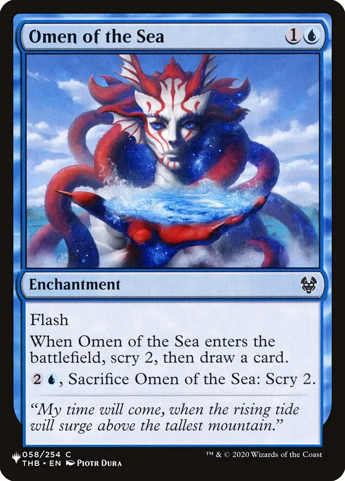 Omen of the Sea Front Face