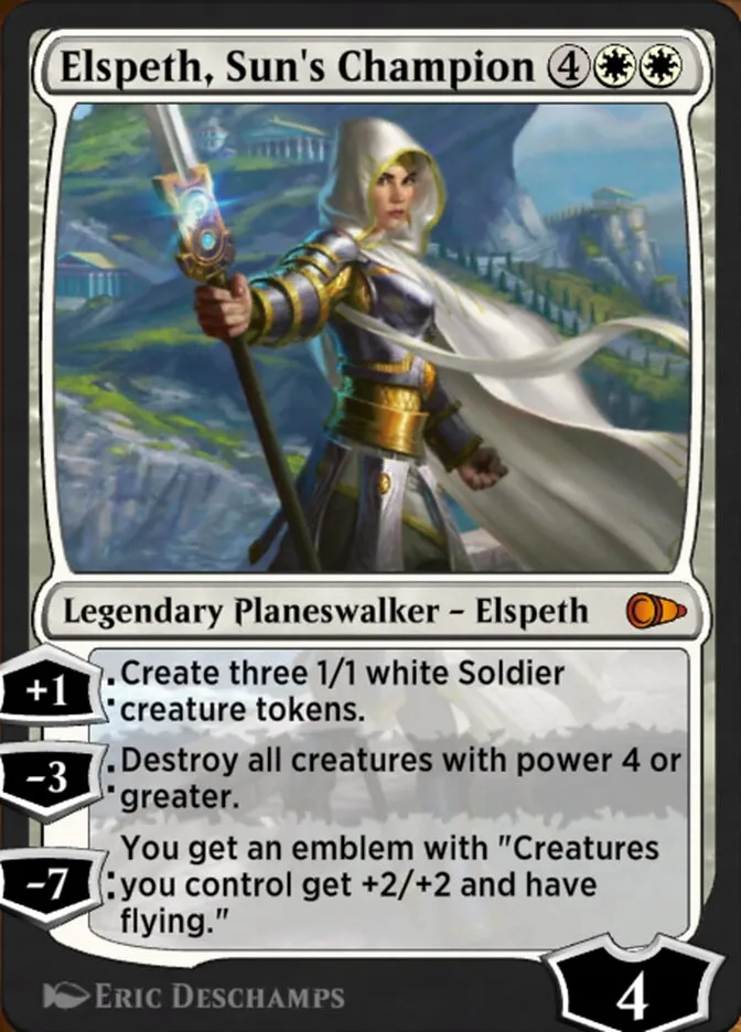 Elspeth, Sun's Champion Front Face