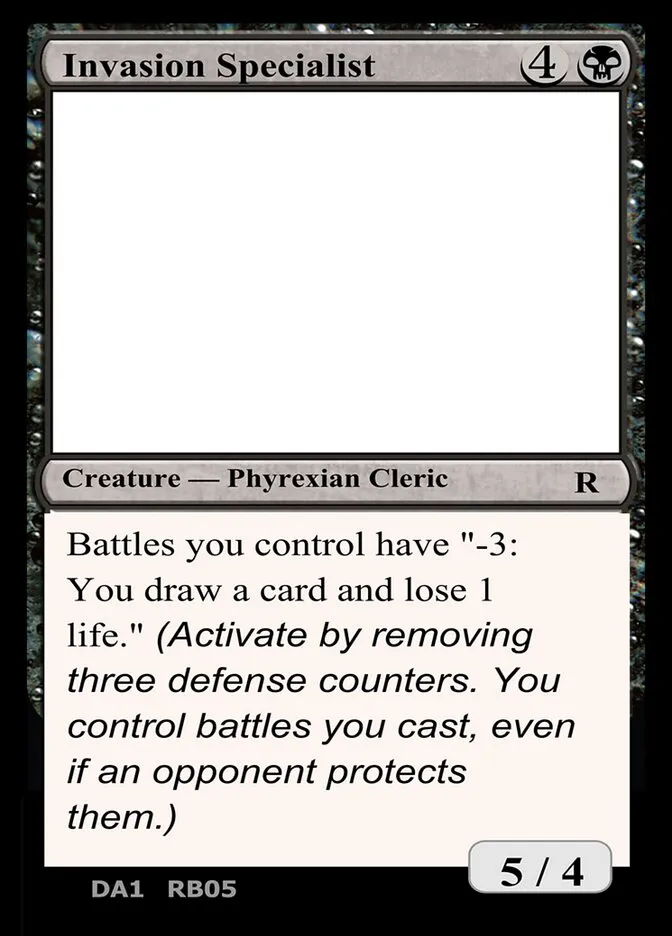 Invasion Specialist Front Face