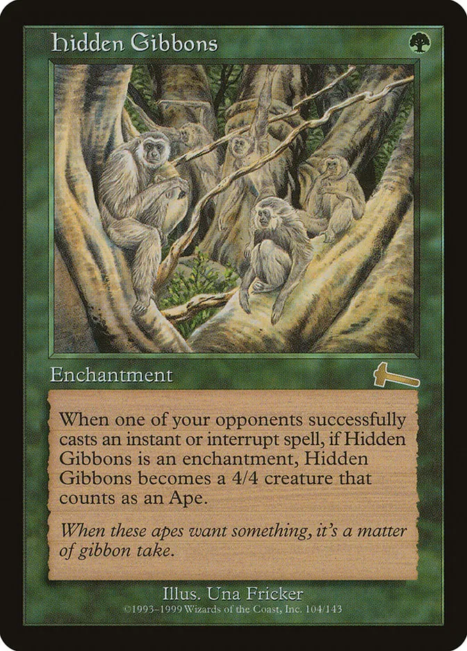 Hidden Gibbons Front Face
